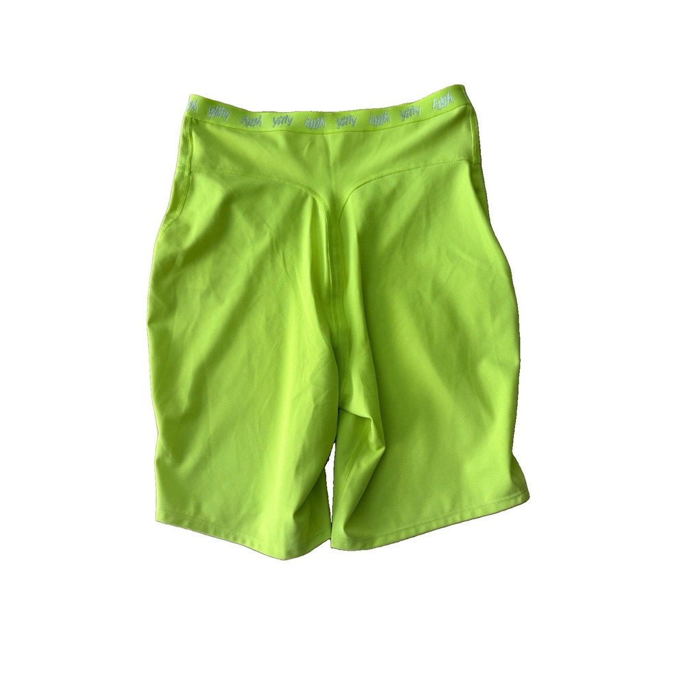 Yitty Womens Spotlight Shaping‎ High Waist Shorts Neon Yellow Shimmer Bop Star - Picture 5 of 5